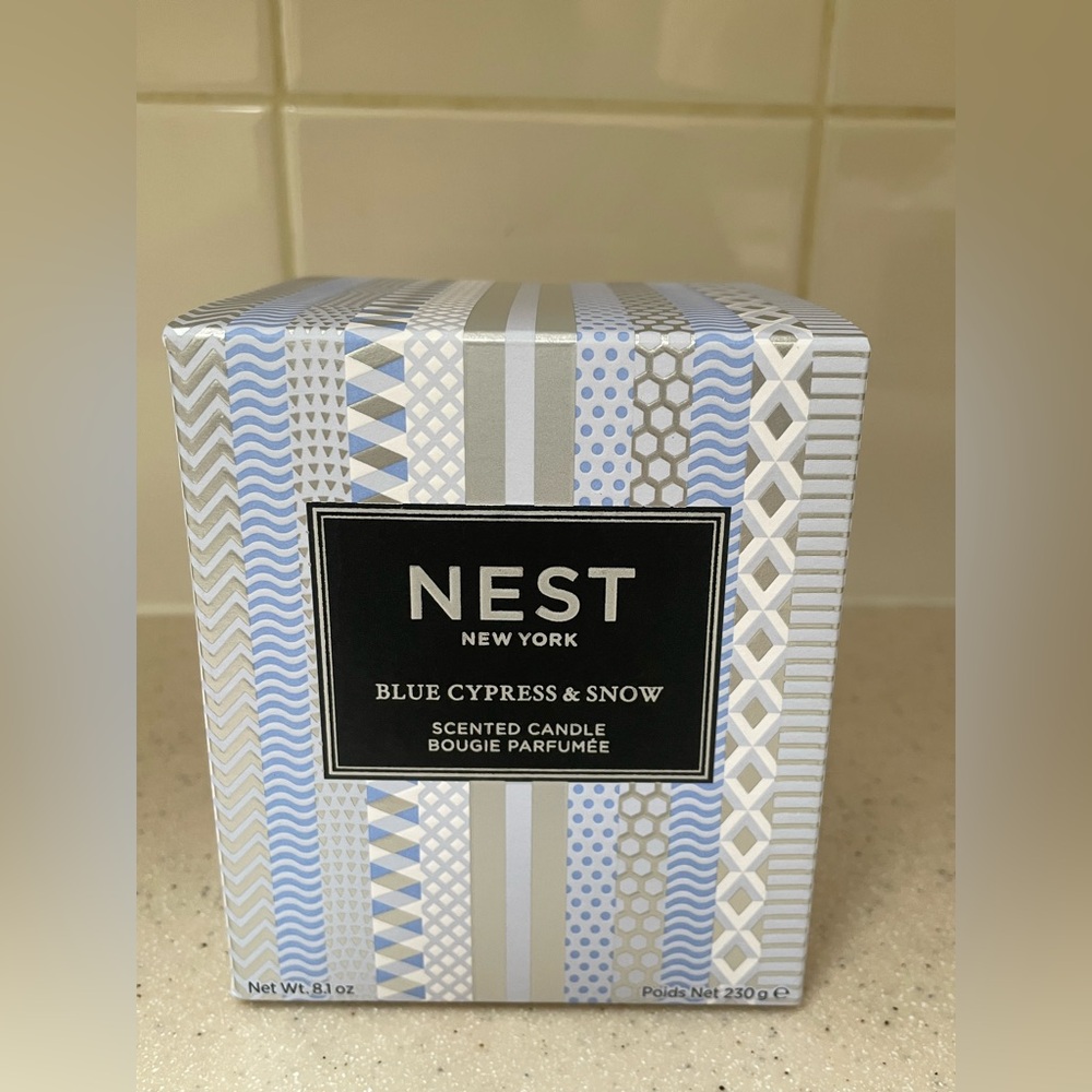 NEST Fragrances Blue Cypress & Snow Classic Candle 8 oz
